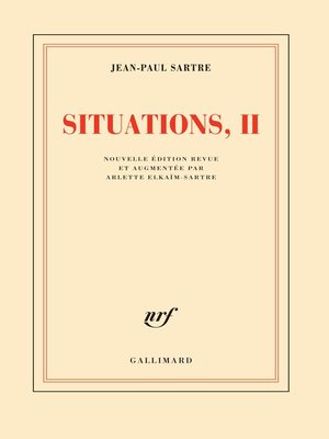 cover image of Situations (Tome 2)--Septembre 1944--décembre 1946
